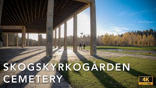 Skogskyrkogården Cemetery In Stockholm | 4K