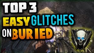 BO2: TOP 3 GLITCHES on BURIED on Black Ops 2 (NEVER PATCHED , Funny , Rank Up and More)