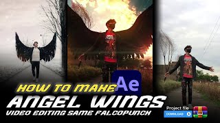 How To Make Wings Video Editing|| Broken angel || Tutorial #falcopunch #wings #aftereffects