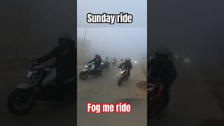 #bike ride in fog😳😳 #kuchh ni dikh rha #maja aa gya #viral #shorts #vlogs #viral shorts