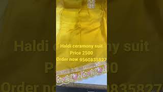 Beautiful haldi ceramony suits #shorts #youtubeshorts #shortvideo