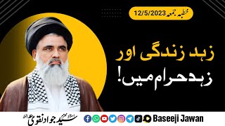 زہد زندگی اور زہد حرام میں||Ustad E Muhtaram Syed Jawad Naqvi HA||