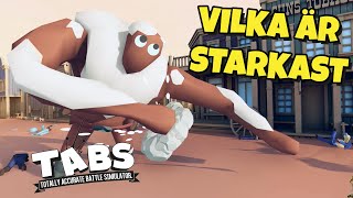 VILKA ÄR STARKAST? | TABS / Totally Accurate Battle Simulator