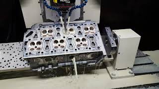 VR6 2.8 24v cylinder head ported with Rottler P69