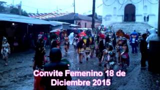 Asociación Femenil Sto. Tomás Apóstol Convite 19 de Diciembre Chichicastenango 2015