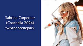 Sabrina Carpenter Coachella 2024 twixtor scenepack 1080p