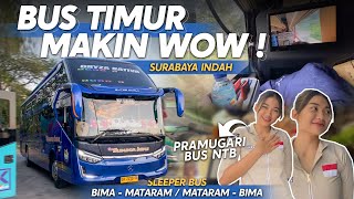 PRAMUGARI BUS PERTAMA DI NTB  ! Bus Sleeper New Surabaya Indah Bima - Mataram/Mataram - Bima