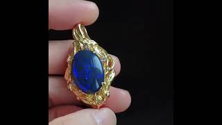 Gem Gardener: Black Opal Pendant