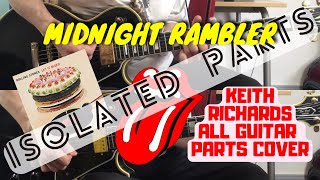 The Rolling Stones - Midnight Rambler (Let It Bleed) Keith Richards Isolated Guitar Parts Cover