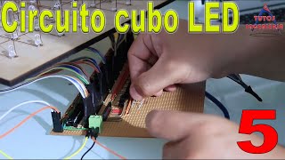 🛰  Circuito controlador de cubo LED con Arduino (Vídeo #5)  🚀