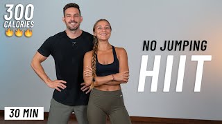 30 MIN FULL BODY HIIT WORKOUT - NO JUMPING - No Equipment, No Repeats