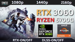 Synced: Off Planet | Ryzen 7 5700g + RTX 3060 | Gaming in 1080p, 1440p & 2160p | RTX On with DLSS!