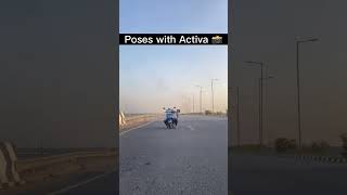 poses with Activa