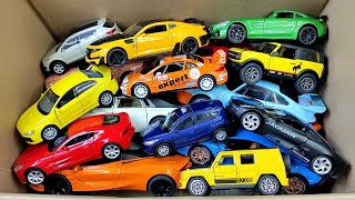 Box Full of Model Cars -Mazda Mx5, Koenigesgg Jesko, Lamborghini Scv12, Byd Yang Wang U8, Toyota Car