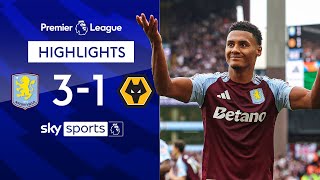 Comeback victory for the Villans! 🔥 | Aston Villa 3-1 Wolves | Premier League Highlights