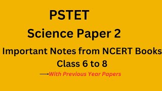 PSTET2023 SCIENCE PAPER 2- STARS & SOLAR SYSTEM NOTES - Part 2