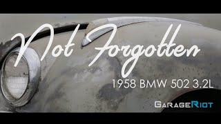 "Not Forgotten" 1958 BMW 502 3.2L #bmw #classicbmw #bmw502