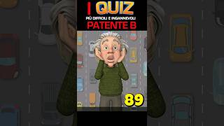 Patente B quiz difficili e ingannevoli - Limite massimo di velocità #quizpatenteb