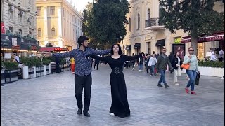 Баку Тарговая Улица Мадина Лезгинка 2024 Чеченская Песня Madina Tarqovu Lezginka Dance Baku ALISHKA