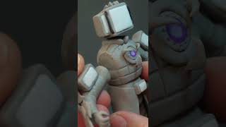 I made TITAN TV MAN 3.0 | Skibidi Toilet | witch Polymer Clay #shorts #magicalclay #tvman  #diy