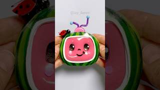 코코멜론 말랑이 만들기🍉🐞Cocomelon Squishy DIY with Nano Tape! #실리콘 테이프