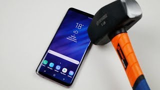 Samsung Galaxy S9 Plus Hammer & Knife Scratch Test