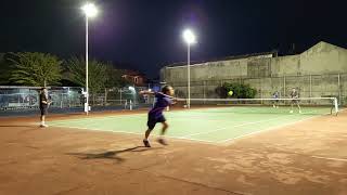 Pelari Main Tenis 🤣 Mingtek-Fuad (Biru/Abu) 4 Vs 2 Josu-Iphe (Hitam/Biru)