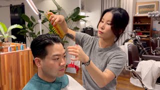 💈Relaxing Barbershop Haircut by Barber Eun | Back At 'The Noblehands' after it relocated to Gangnam