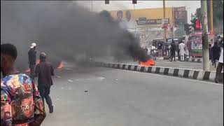 Riot in Agege to pretest the scarcity of Naira note