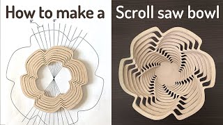 How to make a Scroll saw bowl