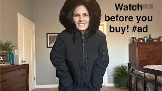 Water resistant winter coat review #ad