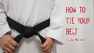 How to tie a Taekwondo belt