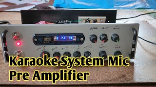 Karaoke System Mic Pre Amplifier