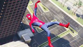 GTA 5 Ragdolls Spiderman Jumps/Fails (Euphoria Physics) Eps 27