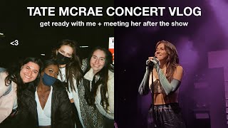 grwm for a tate mcrae concert + MEETING HER (tour opening night in Vancouver )