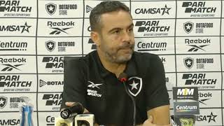 COLETIVA PÓS JOGO COM ARTUR JORGE DE BOTAFOGO 1X2 CRICIÚMA