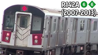 R142As Running in 6 Line Service (2007-2013)