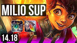 MILIO & Kai'Sa vs LEONA & Vayne (SUP) | 1/0/20 | NA Master | 14.18