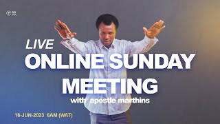 LIVE ONLINE SUNDAY WITH APOSTLE MARTHINS | 18TH JUNE 2023 #online #prayer #service