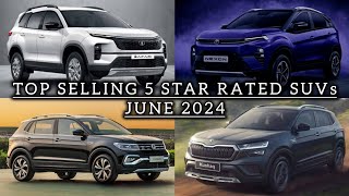 5 Safest SUVs In India And Their Sales In June 2024