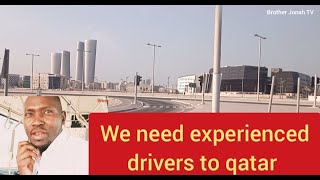 Evening drive in Qatar with@brotherjonahtv  to for a drivers job