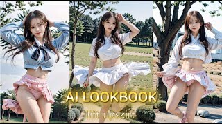 [4K AI ART ] girlfriends Lift up skirt AI LOOKBOOK