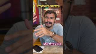 SSC MTS 2023 | Strategy MTS Doubts | Sunday Live#motivation #mts #ssc #interaction #live #question