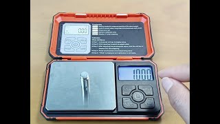 How to calibrate digital pocket scale?