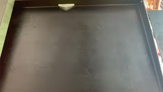 SEASONING THE 36 INCH BLACKSTONE GRIDDLE FOR THE FIRST TIME