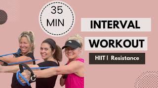 35 minute HIIT/Resistance Workout |Resistance Bands