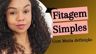 FITAGEM: COMO FAZER FITAGEM E TER MUITA DEFINIÇÃO💆🏽‍♀️🧴#fitagem #transiçãocapilar