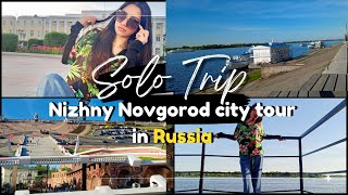 The Nizhny Novgorod City Tour | Kremlin walk | Volga River Walk 🚶|