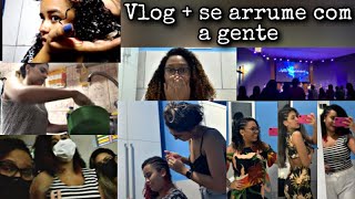 VLOG - uma segunda-feira com a gente (se arrume + igreja)