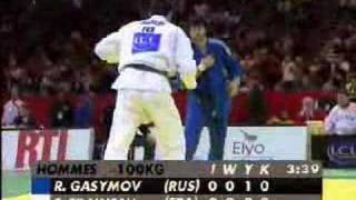 Gasymov (RUS) - Traineau (FRA), kata-guruma